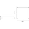 Светильник светодиодный потолочный JAZZWAY PPB SCANDIC-S 36W 4000K WH/W IP20 5037311